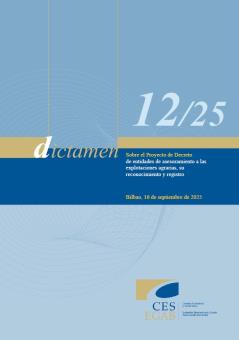 Dictamen 12/25 de 16 de septiembre, Proyecto de Decreto de entidades de asesoramiento a las explotaciones agrarias, su reconocimiento y registro